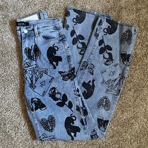 Akira Tattoo Printed Jeans